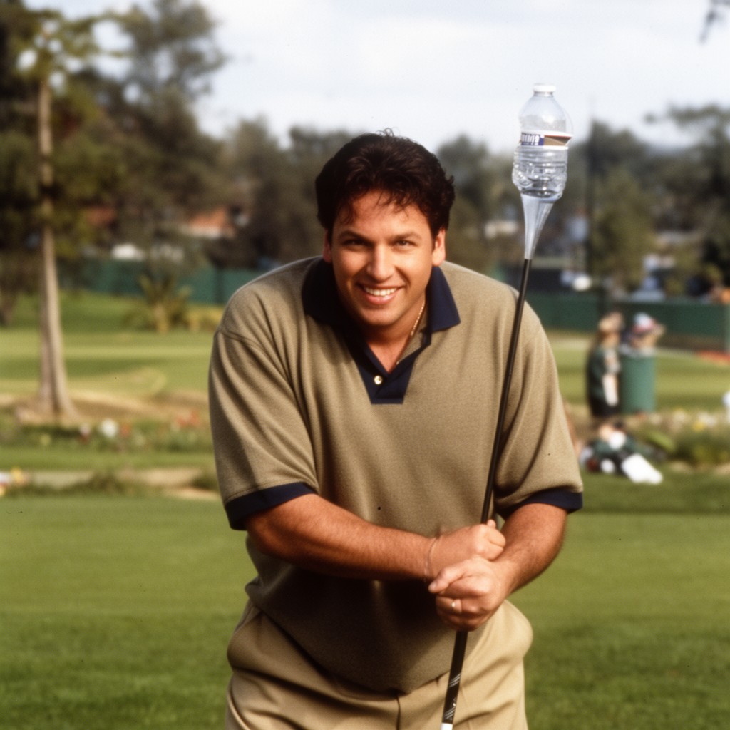 AI-generated illustration of Happy Gilmore