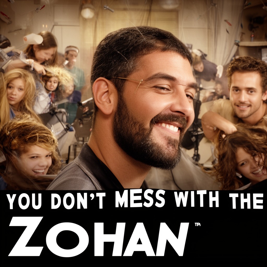 AI-generated illustration of You Don’t Mess with the Zohan