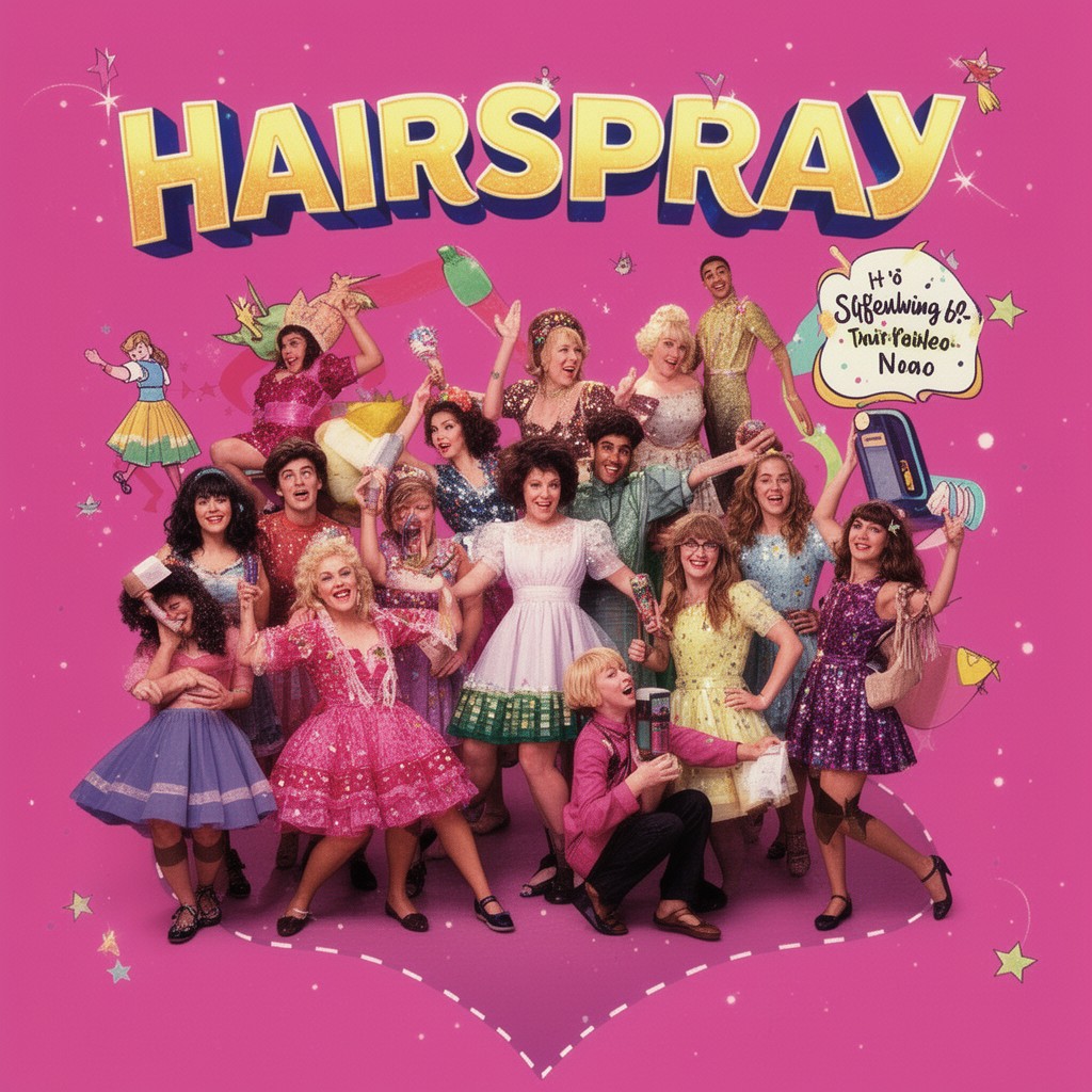 AI-generated illustration of Hairspray