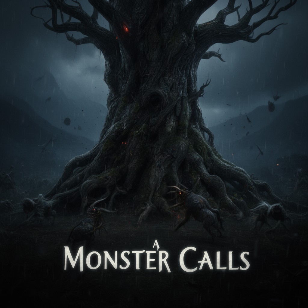 AI-generated illustration of A Monster Calls