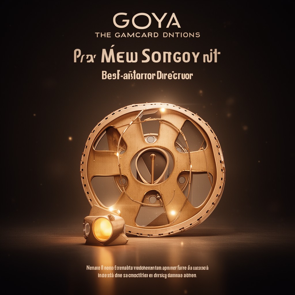 AI-generated illustration of Goya Award for Best New Director