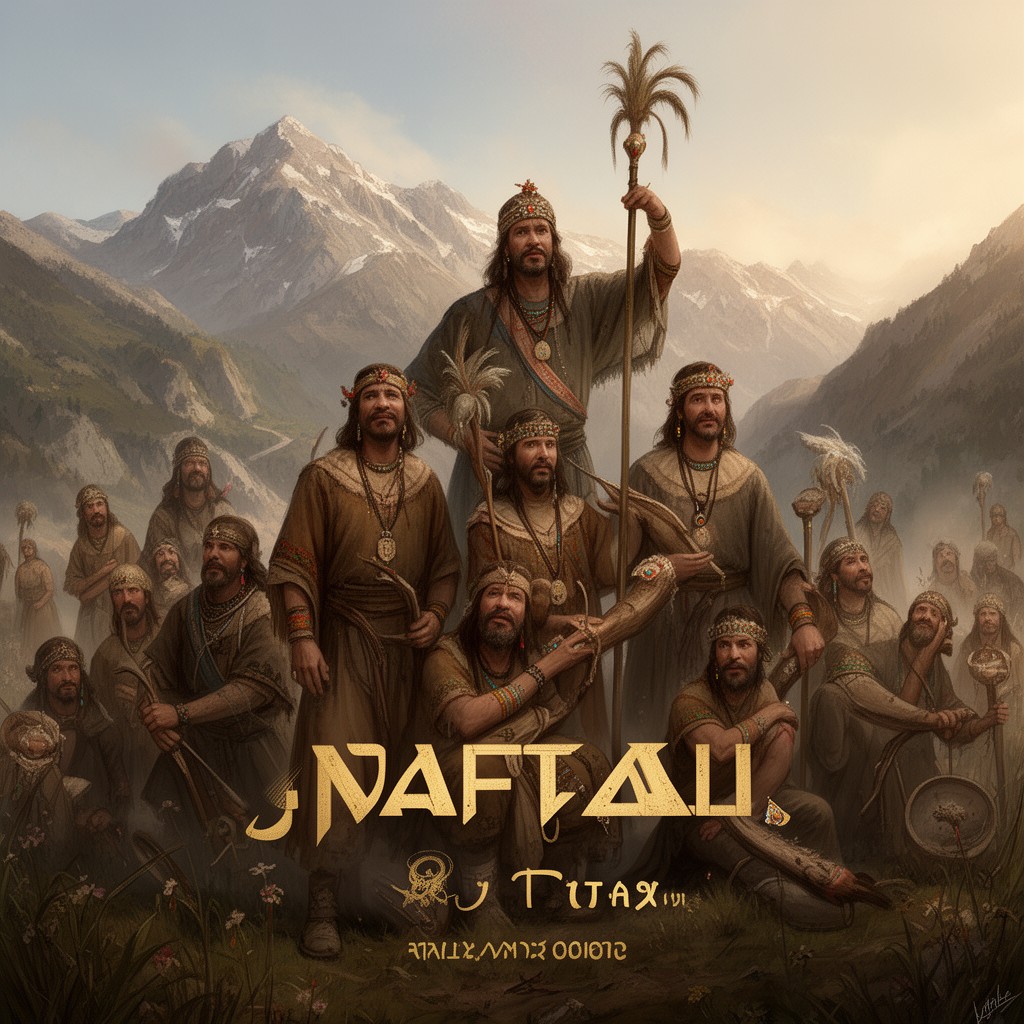 AI-generated illustration of Tribe of Naftali (in some traditions)