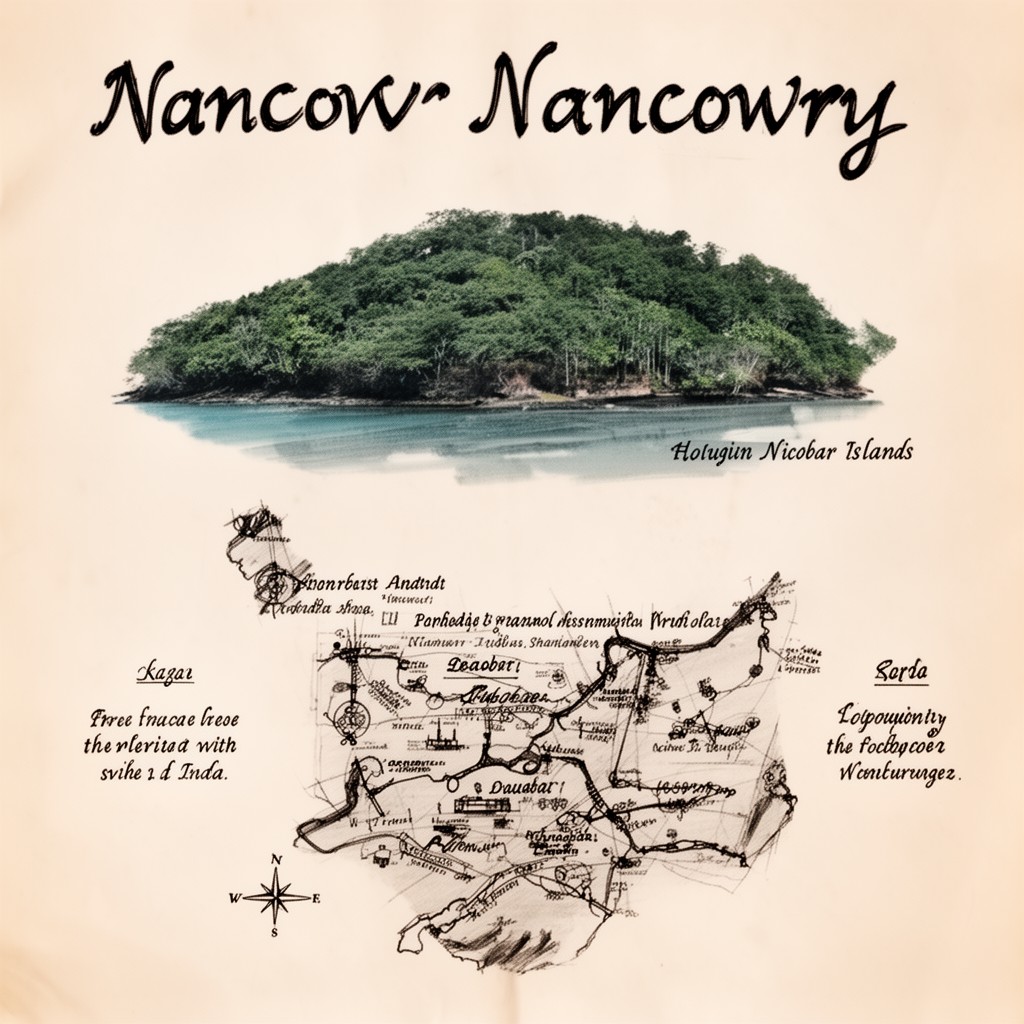 AI-generated illustration of Nancowry