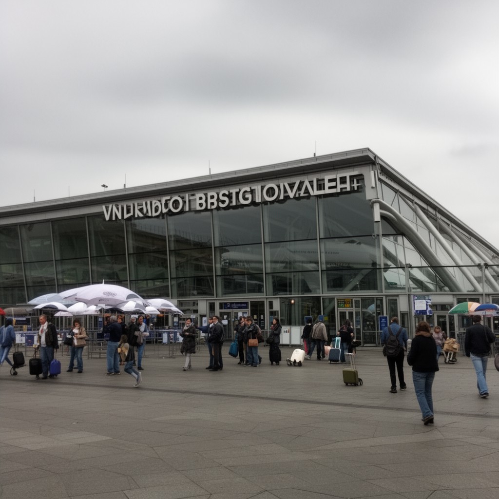 AI-generated illustration of Vnukovo International Airport