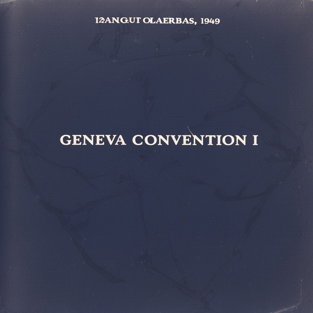 AI-generated illustration of Geneva Convention I of 12 August 1949