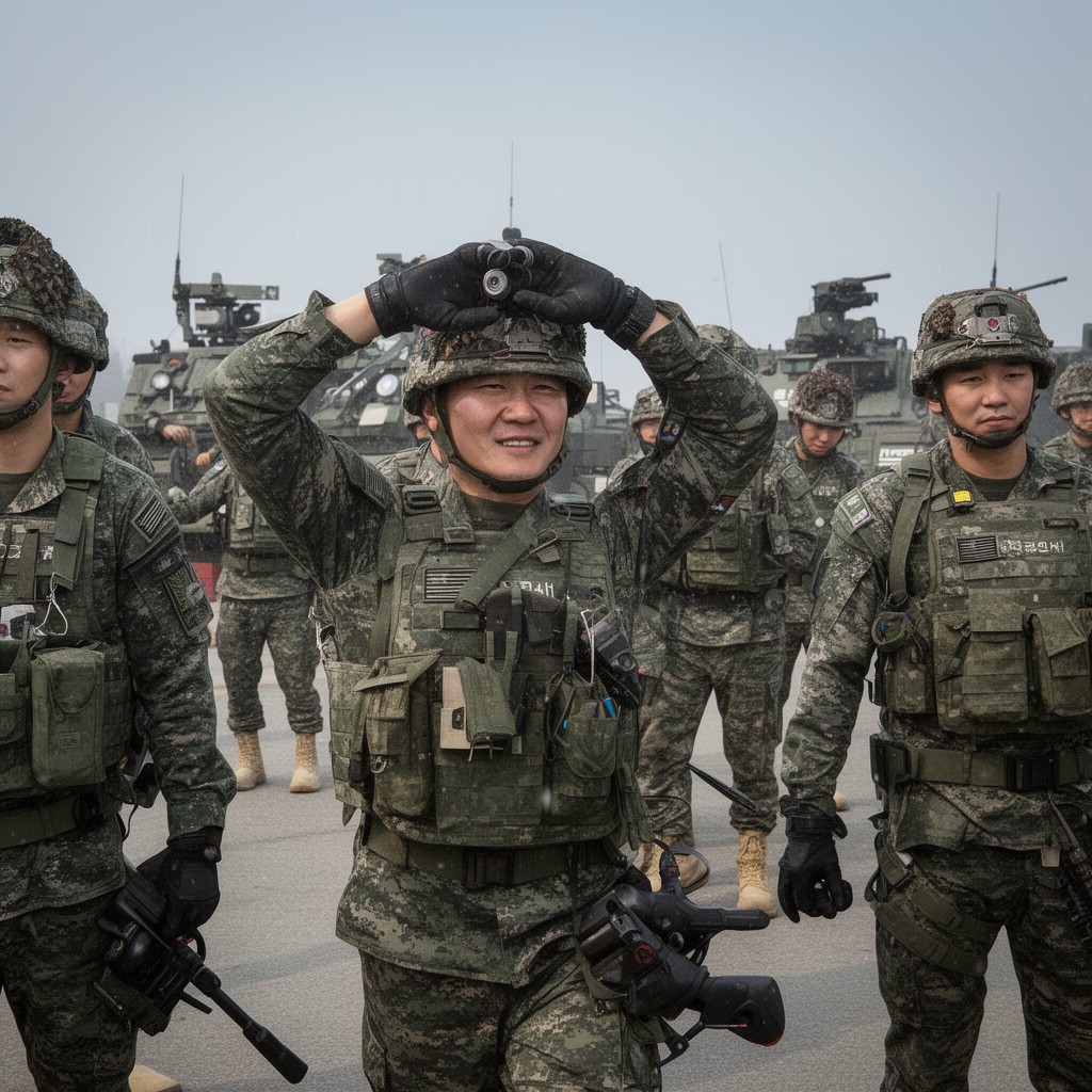 AI-generated illustration of Republic of Korea Army