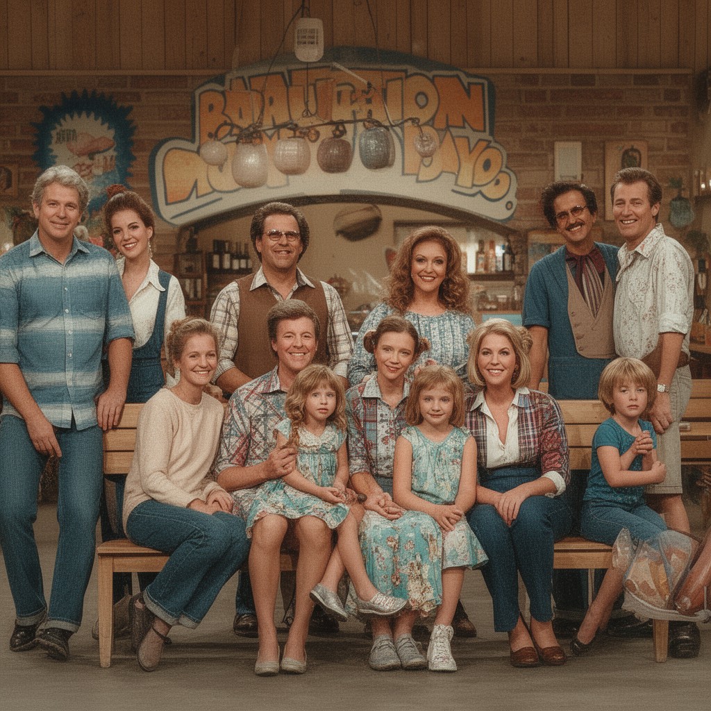AI-generated illustration of Cunningham family