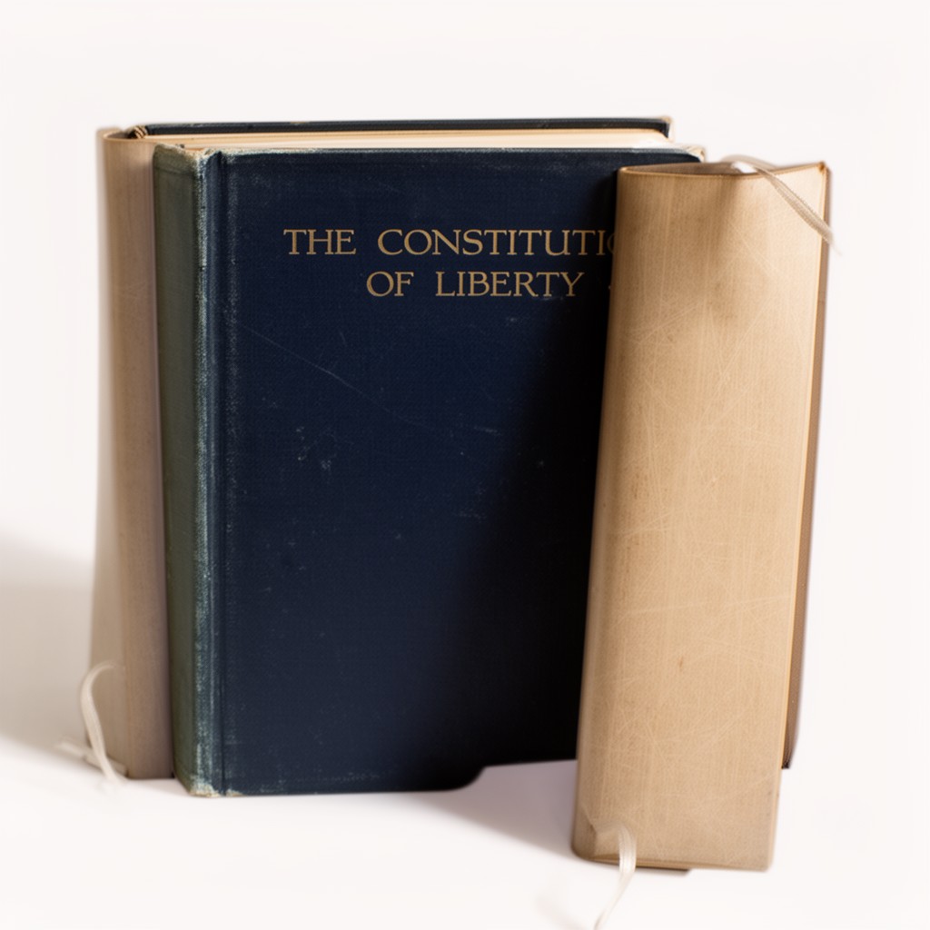 AI-generated illustration of The Constitution of Liberty