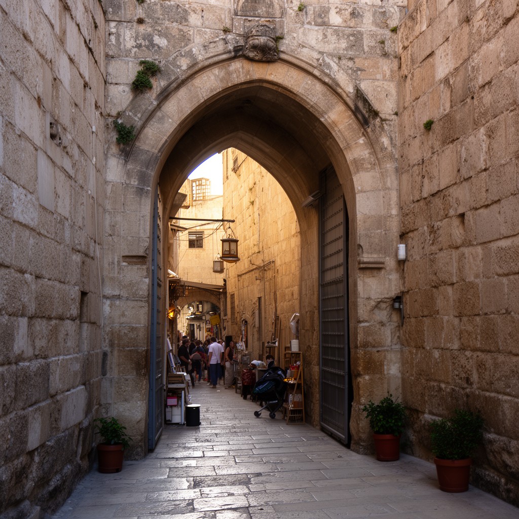 AI-generated illustration of Herod's Gate