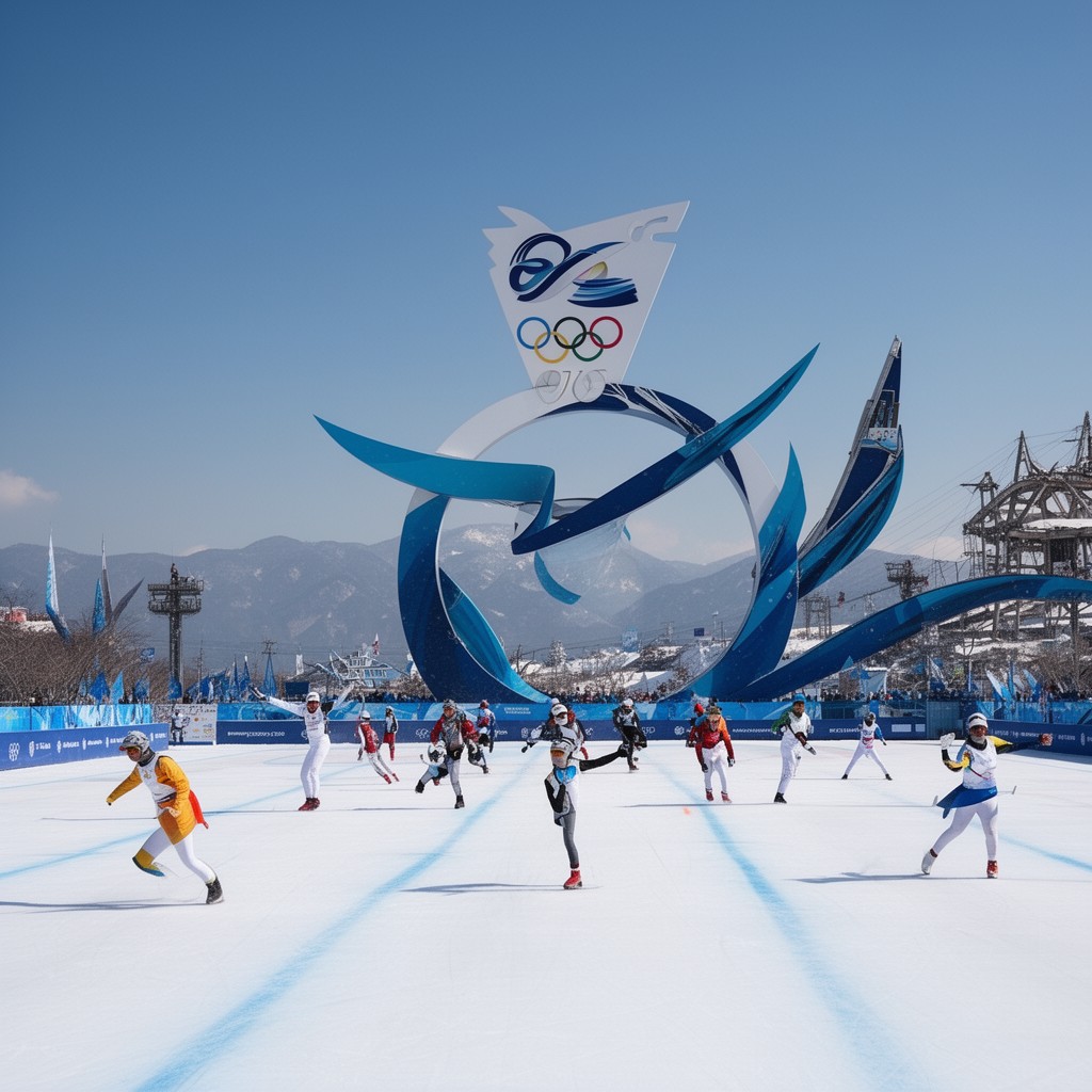 AI-generated illustration of XXIV Olympic Winter Games