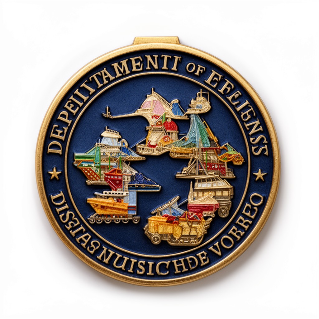 AI-generated illustration of Department of Defense Medal for Distinguished Public Service