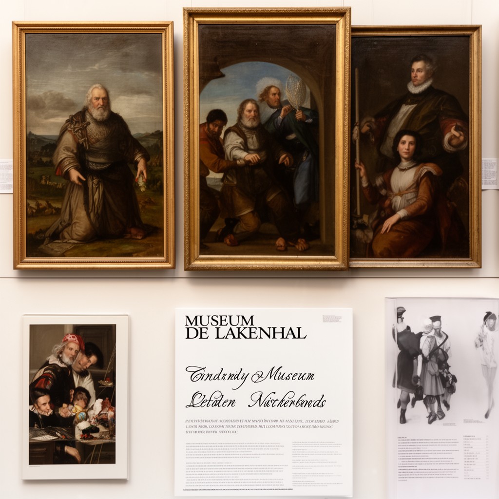 AI-generated illustration of Museum De Lakenhal