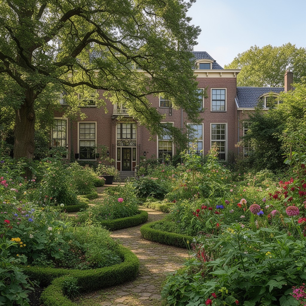 AI-generated illustration of Hortus Botanicus Leiden