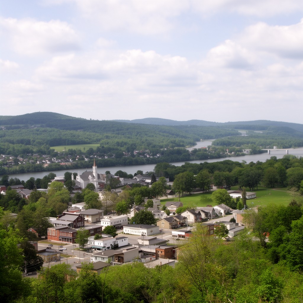 AI-generated illustration of Armstrong County, Pennsylvania