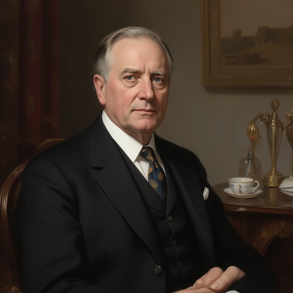 AI-generated illustration of Viscount Goschen