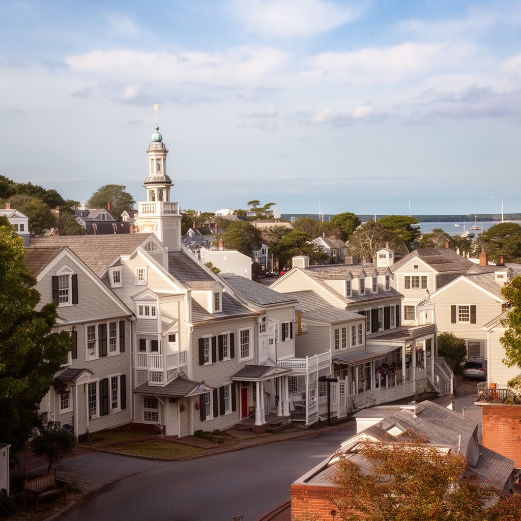 AI-generated illustration of Chatham Historic District