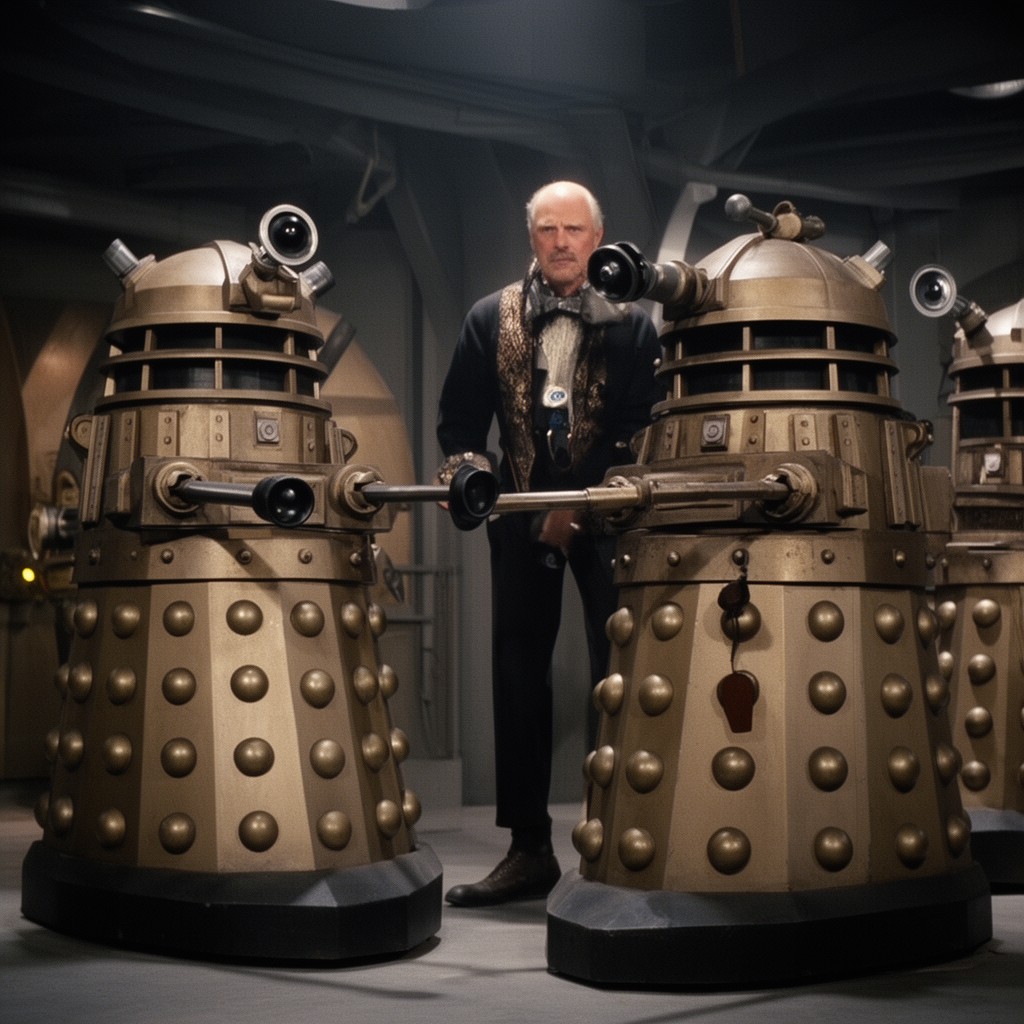 AI-generated illustration of Renegade Daleks