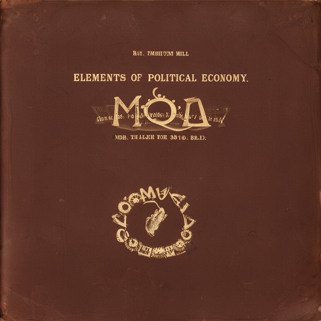 AI-generated illustration of Elements of Political Economy