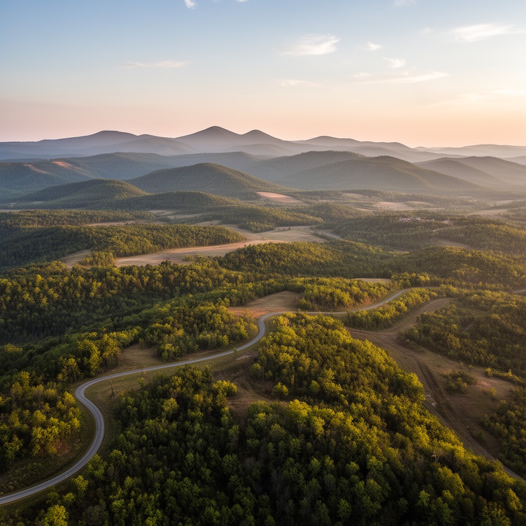 AI-generated illustration of Piedmont Plateau