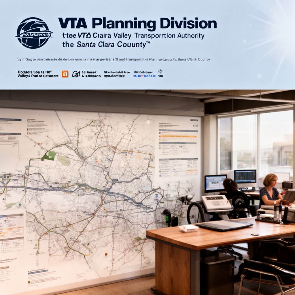 AI-generated illustration of VTA Planning Division