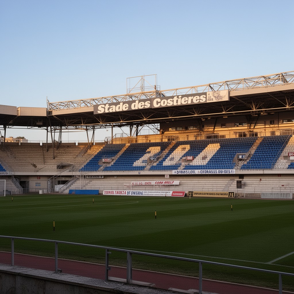 AI-generated illustration of Stade des Costières