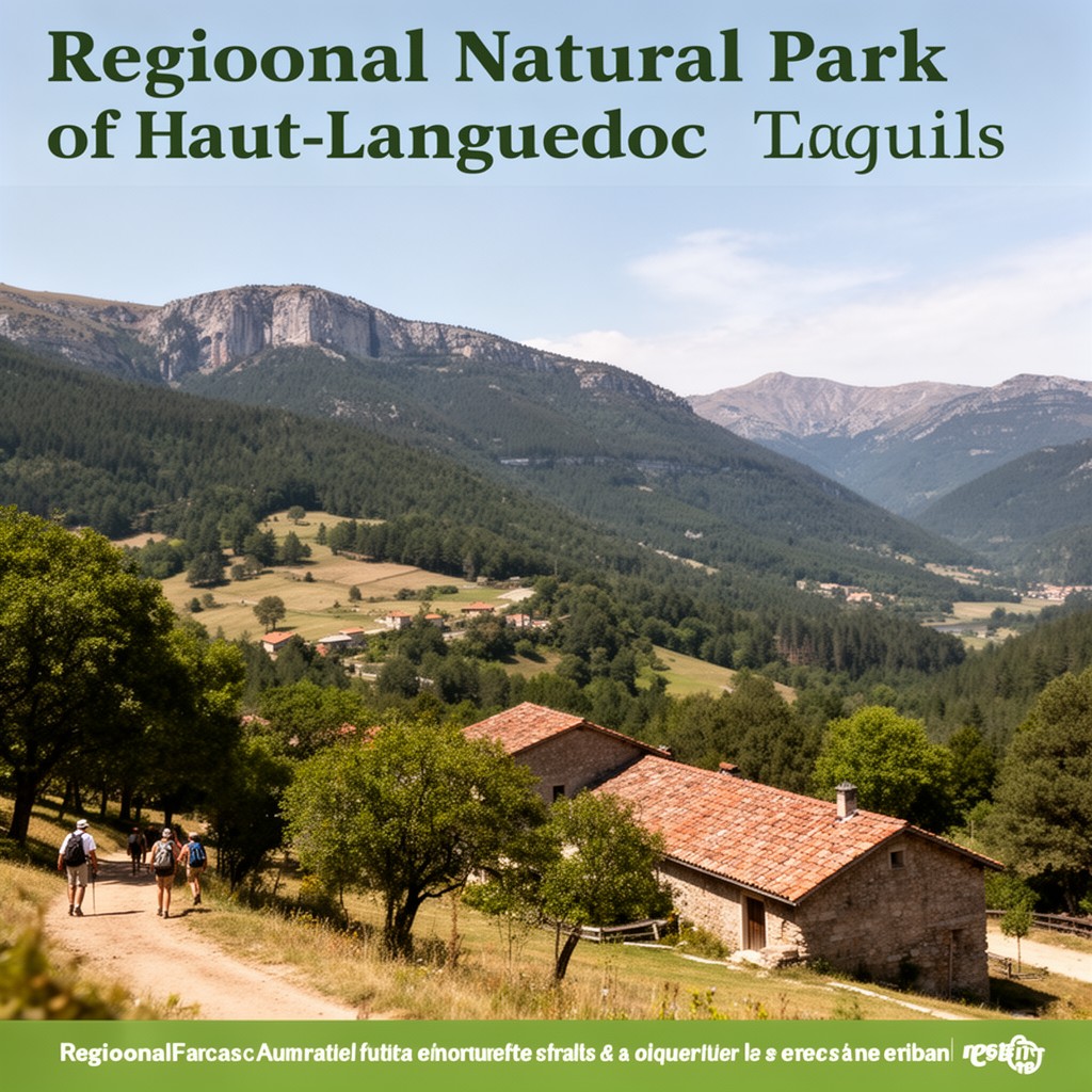 AI-generated illustration of Regional Natural Park of Haut-Languedoc