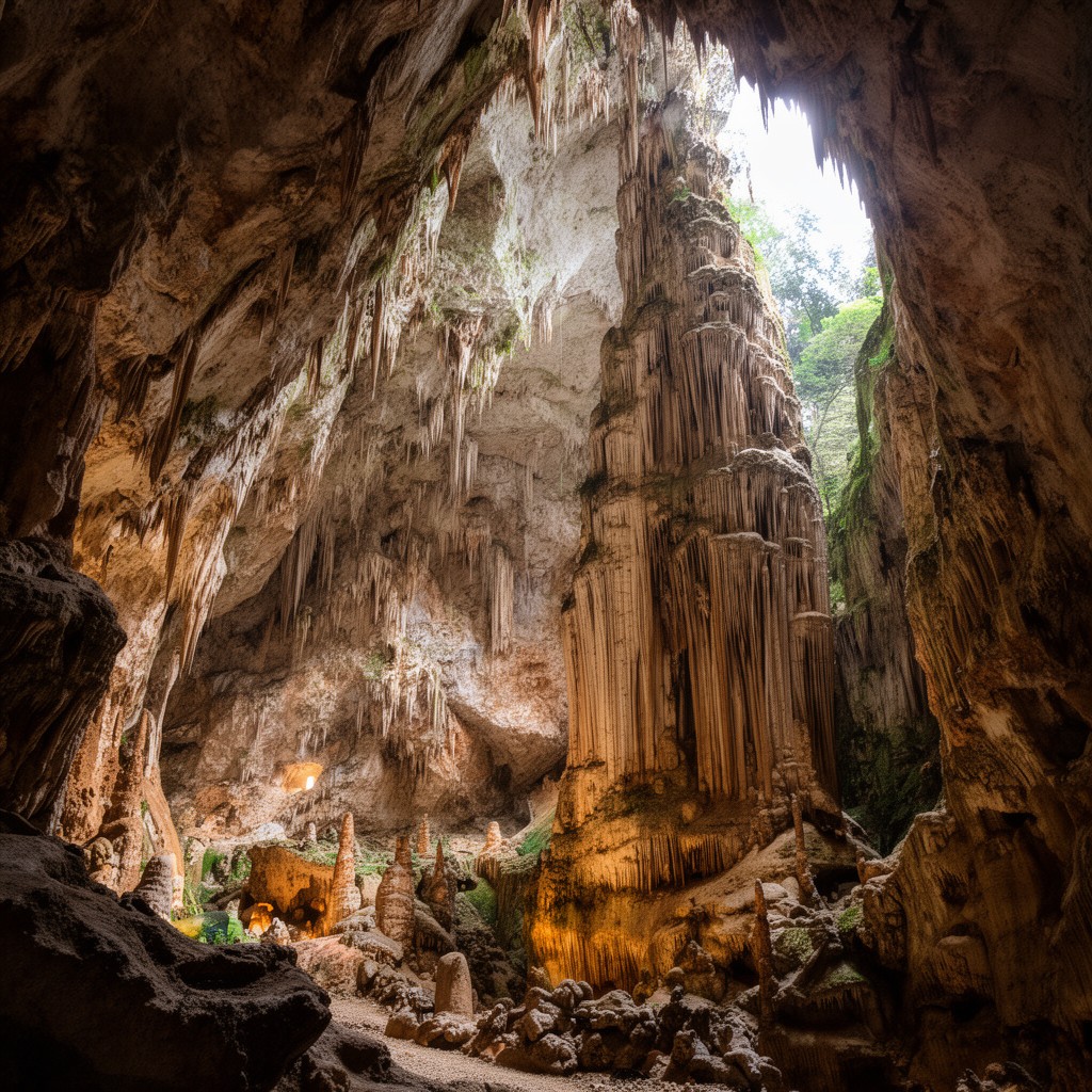 AI-generated illustration of Grotte des Demoiselles