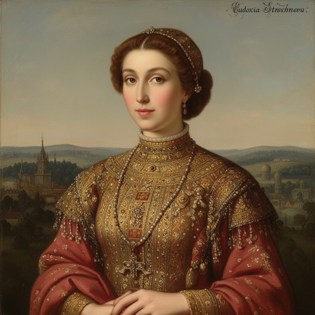 AI-generated illustration of Eudoxia Streshneva