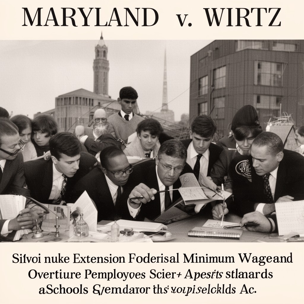 AI-generated illustration of Maryland v. Wirtz