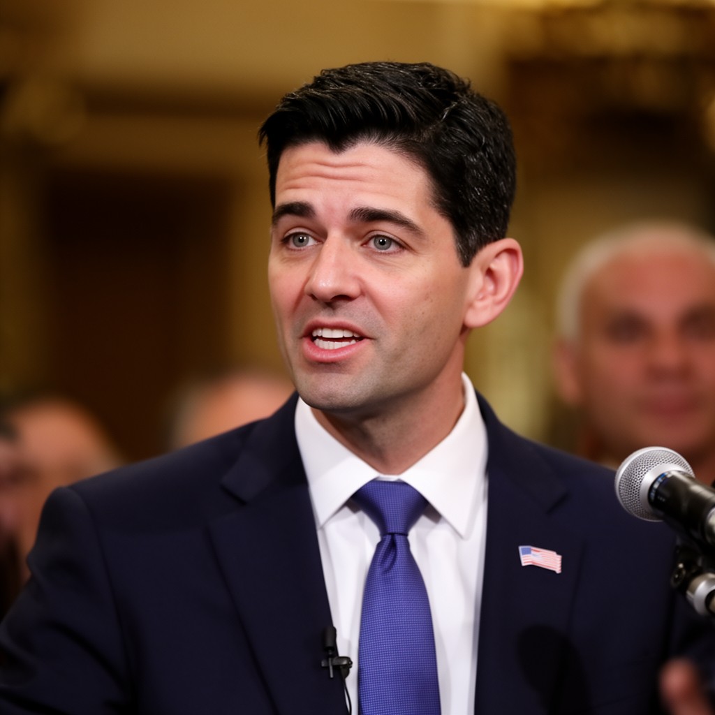 AI-generated illustration of Paul Ryan
