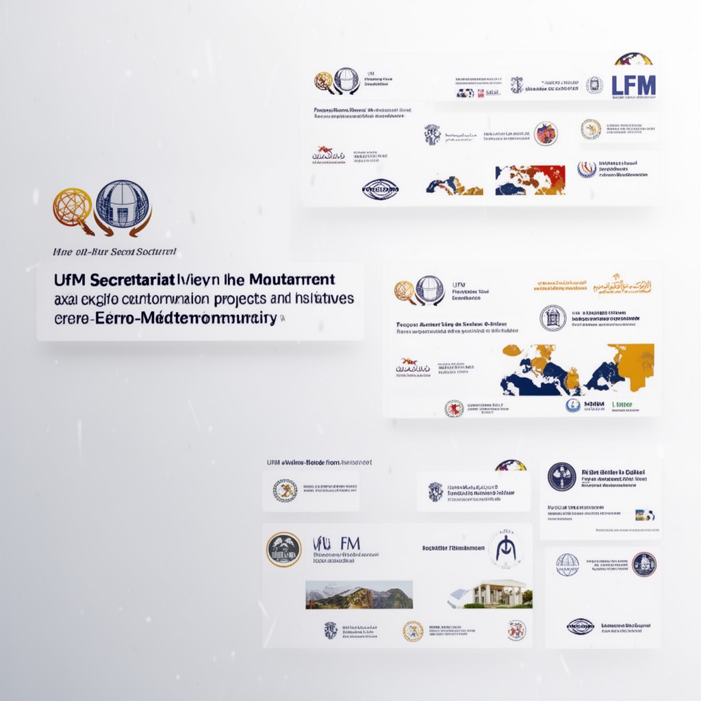 AI-generated illustration of UfM Secretariat