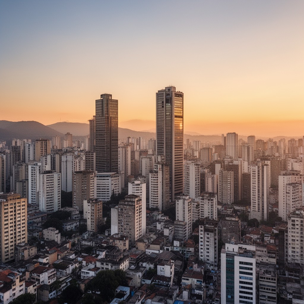 AI-generated illustration of São Paulo