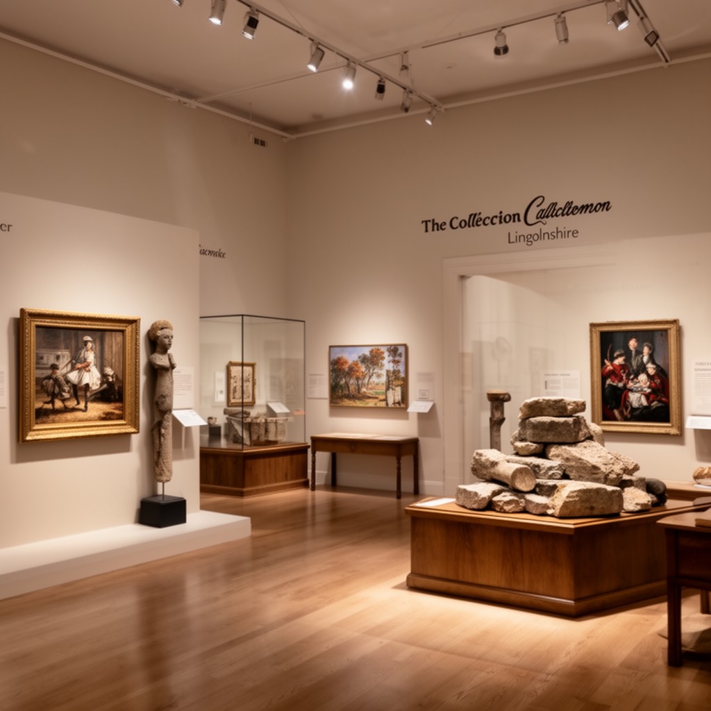 AI-generated illustration of The Collection (Lincoln museum)