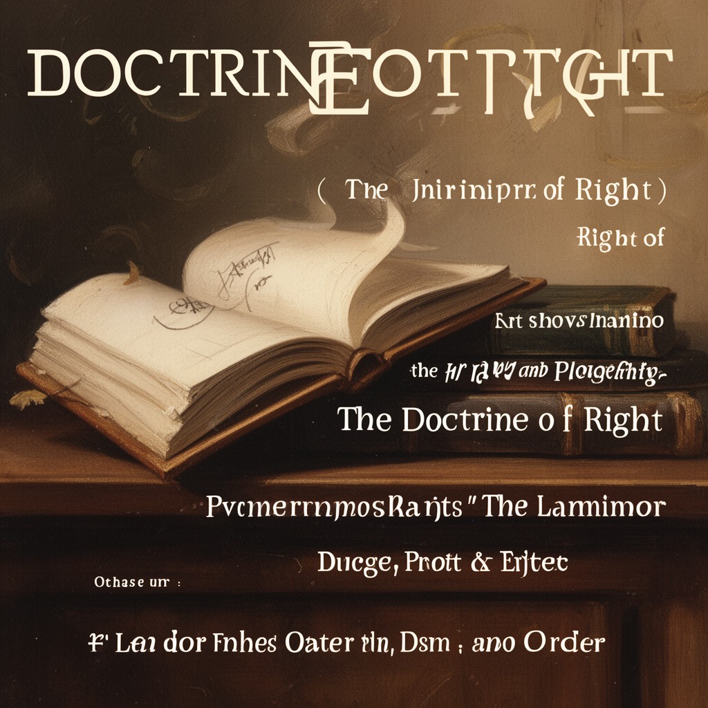 AI-generated illustration of Doctrine of Right