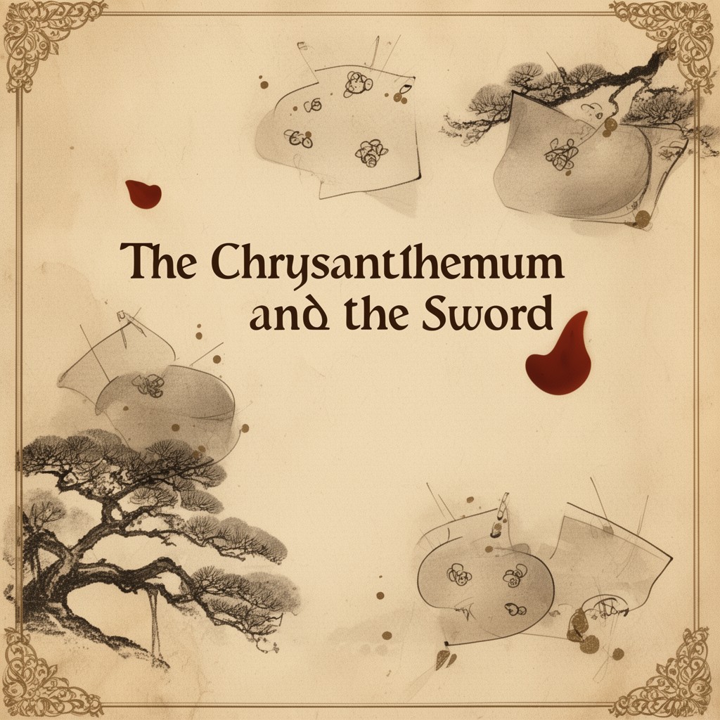 AI-generated illustration of The Chrysanthemum and the Sword