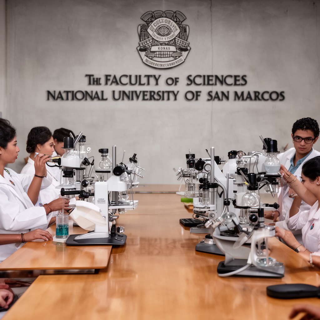 AI-generated illustration of Faculty of Sciences