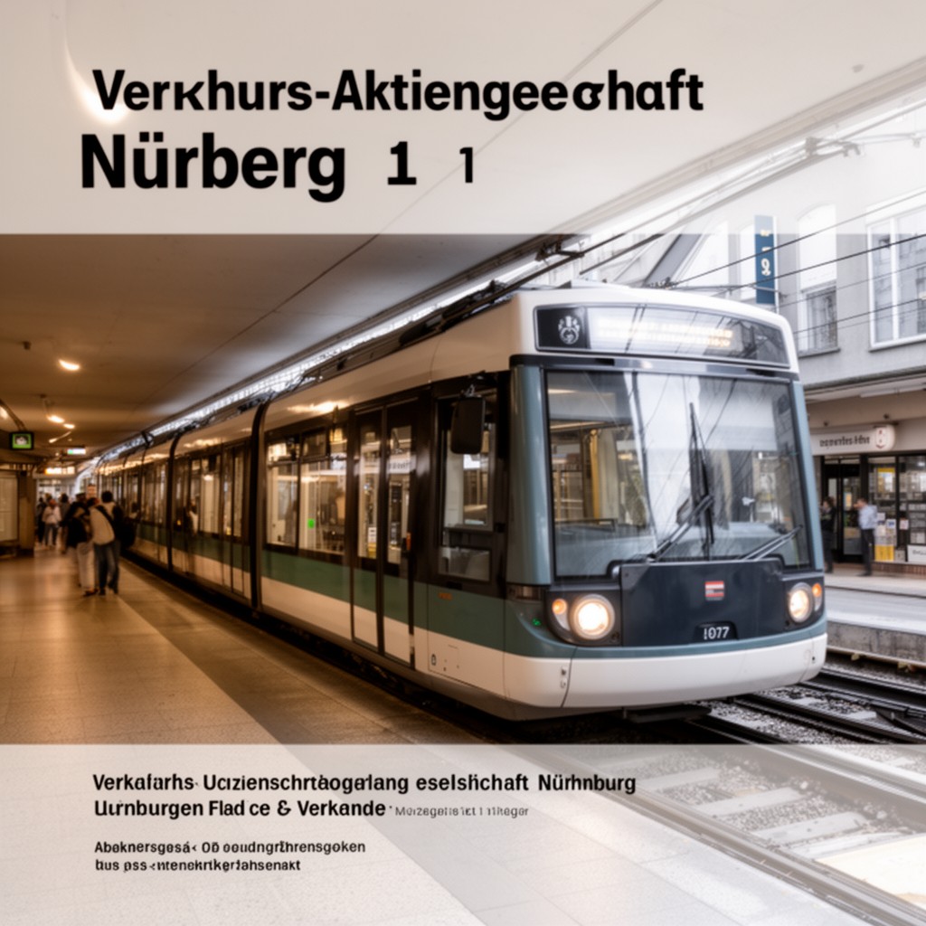 AI-generated illustration of Verkehrs-Aktiengesellschaft Nürnberg