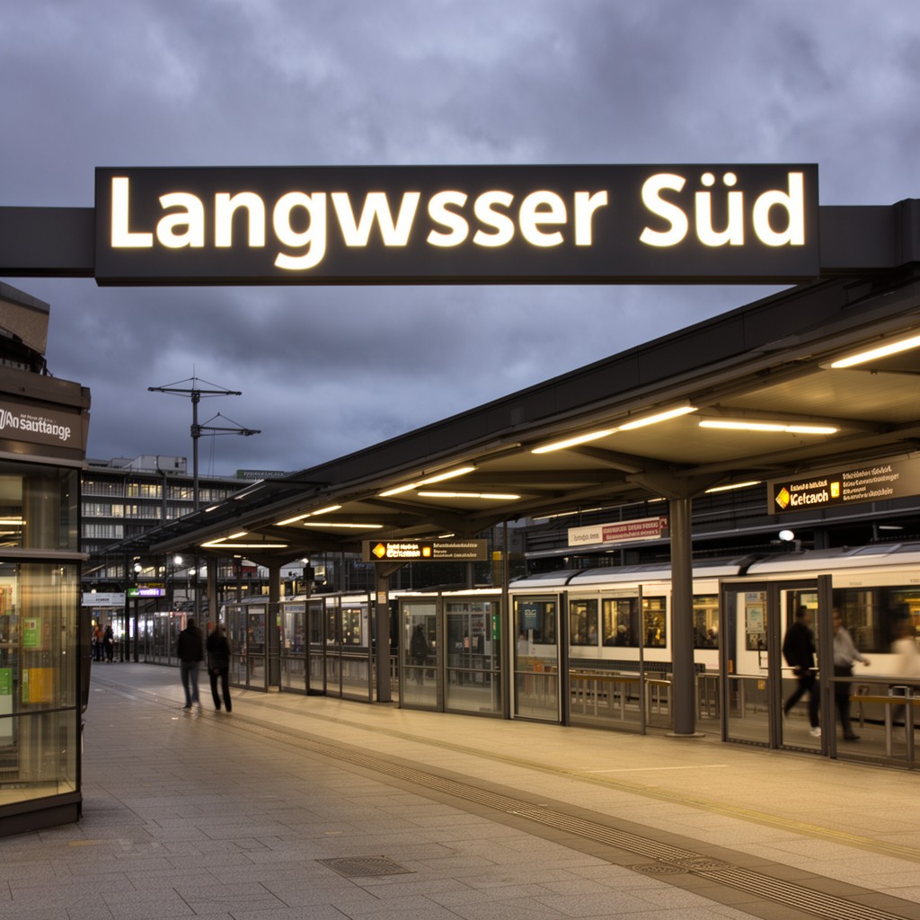 AI-generated illustration of Langwasser Süd