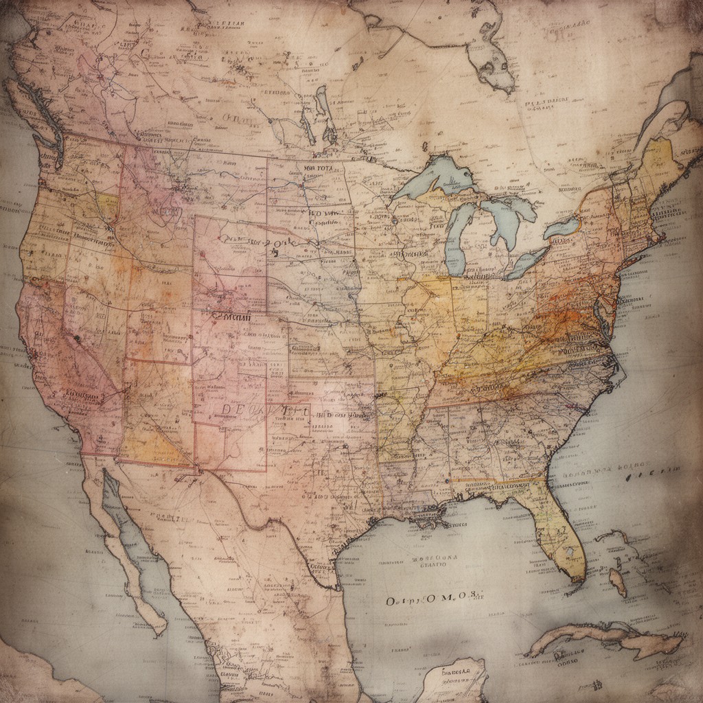 AI-generated illustration of America