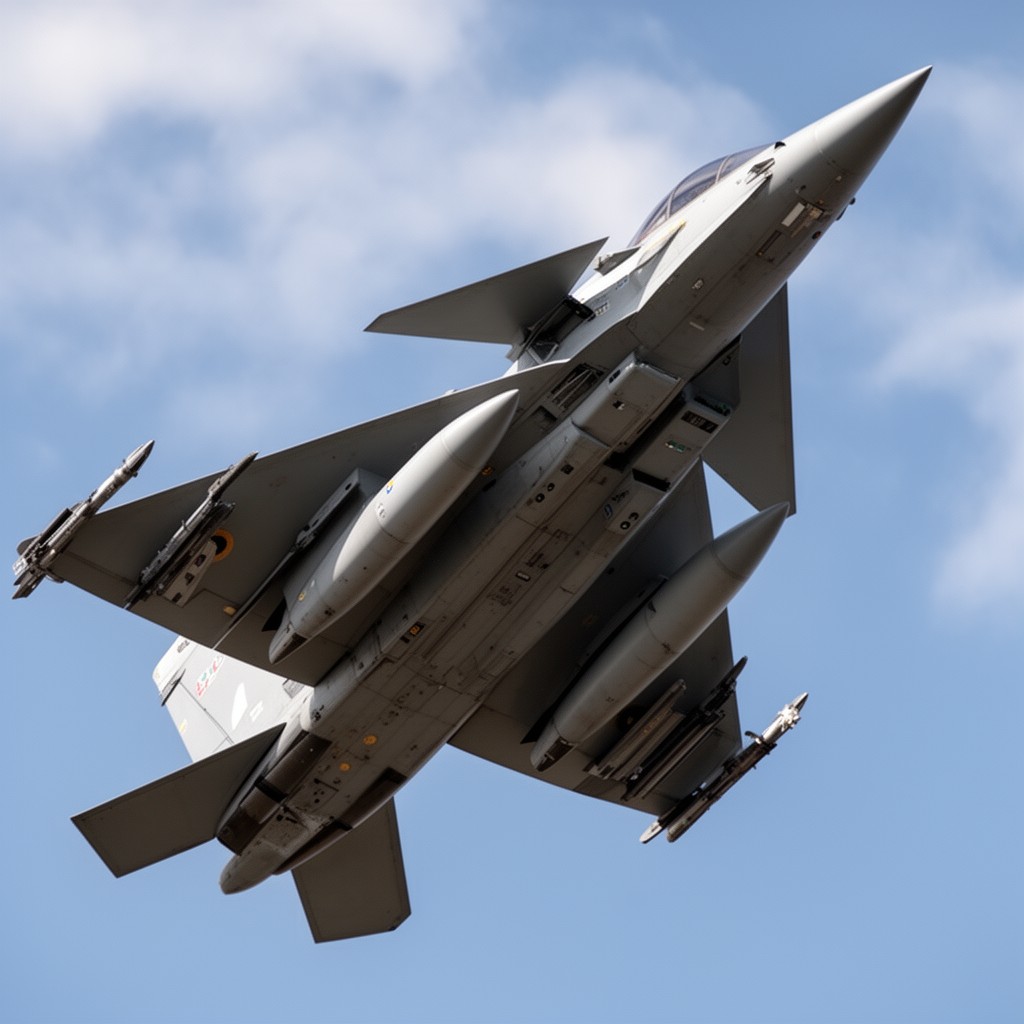 AI-generated illustration of Eurofighter Typhoon Tranche 1