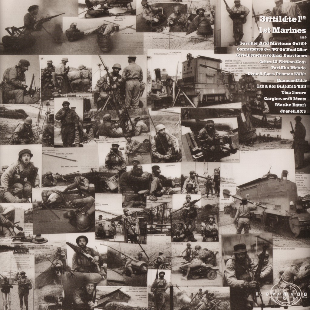 AI-generated illustration of 3rd Battalion, 1st Marines