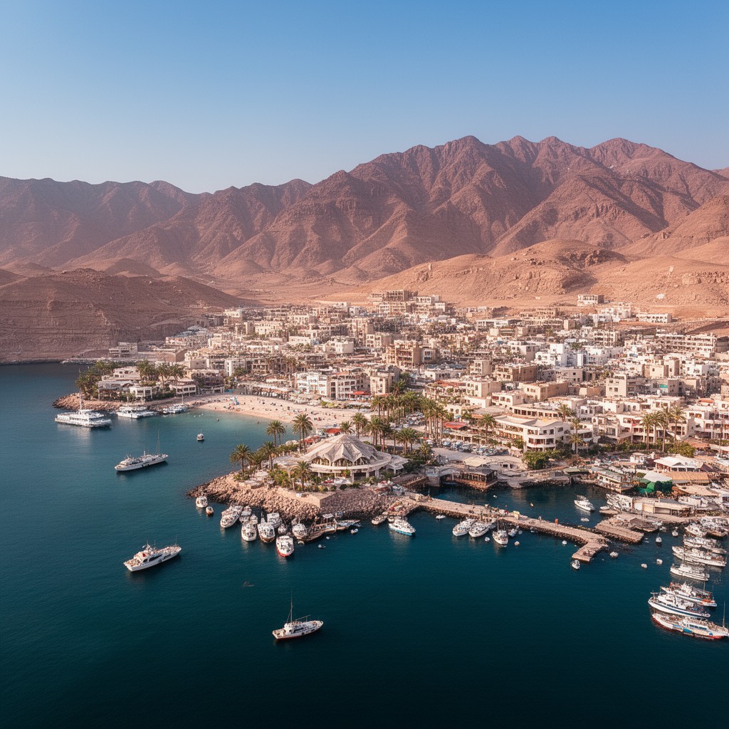 AI-generated illustration of Aqaba