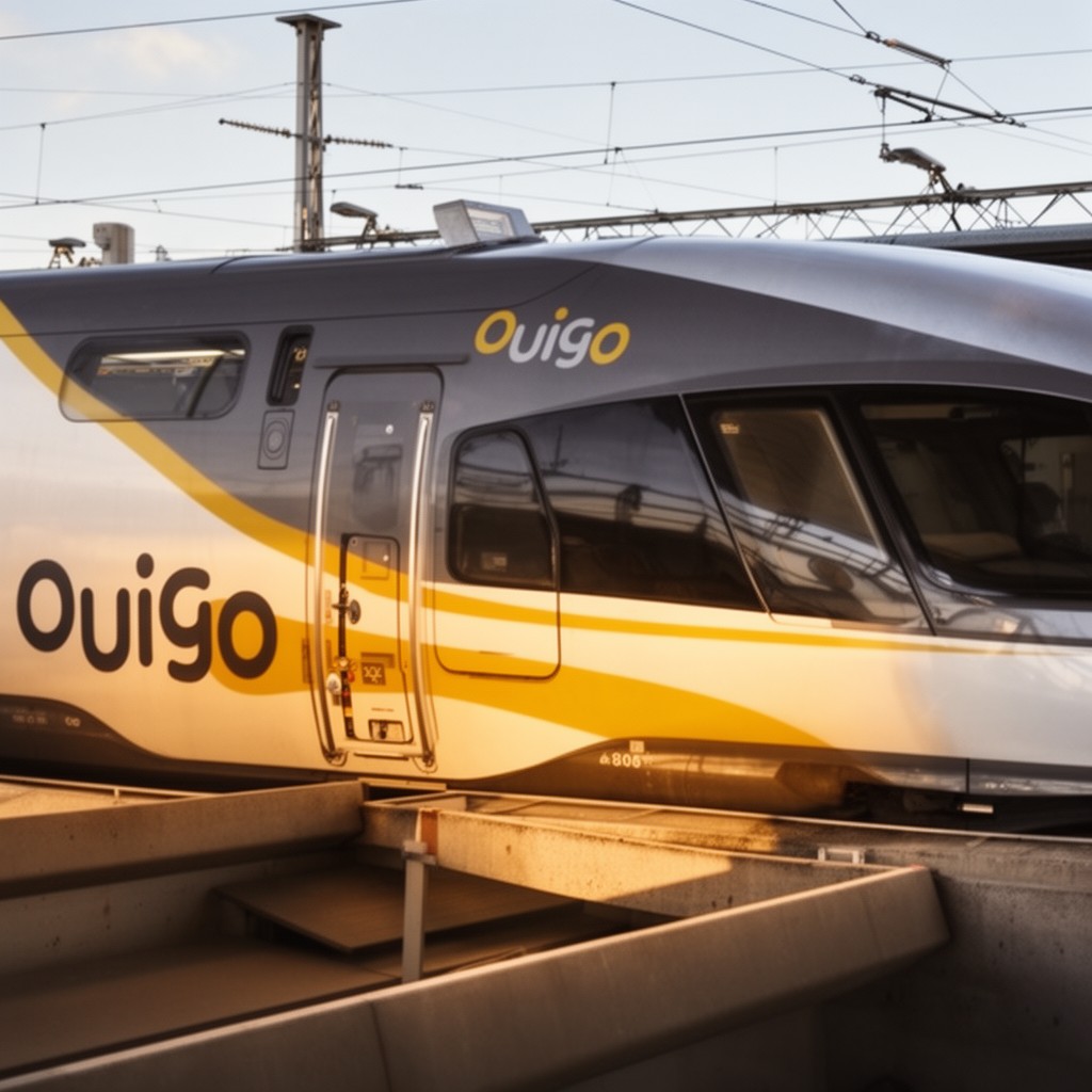 AI-generated illustration of Ouigo