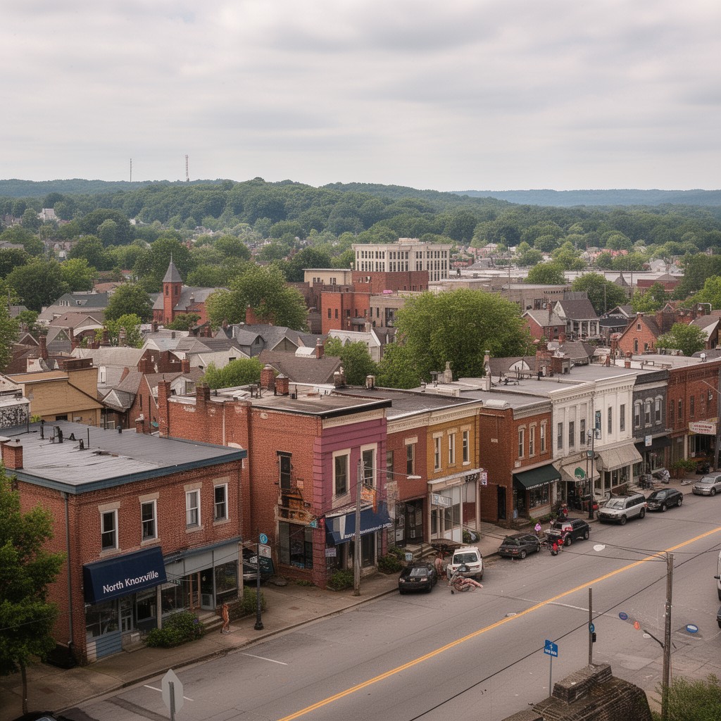 AI-generated illustration of North Knoxville