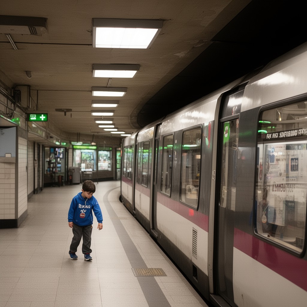 AI-generated illustration of U11 (peak-hour service variant)