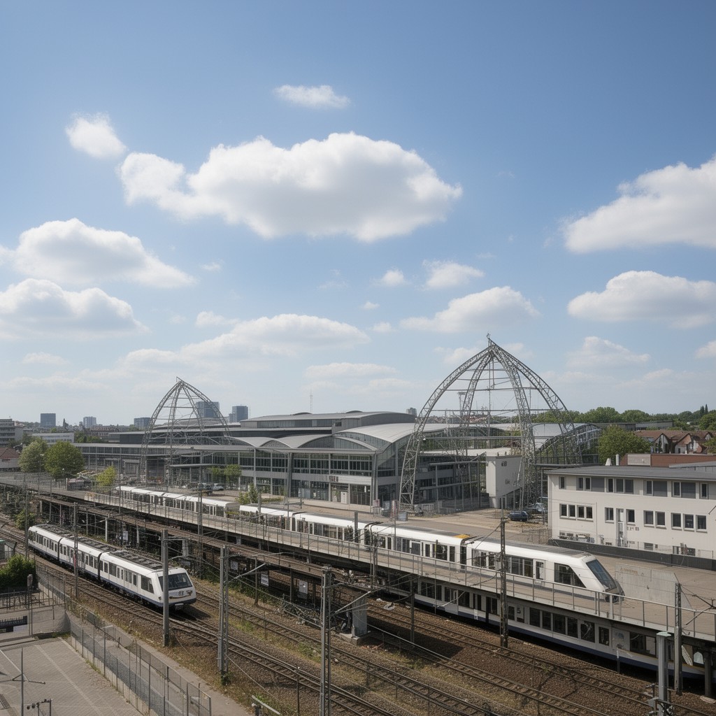 AI-generated illustration of Langwasser depot