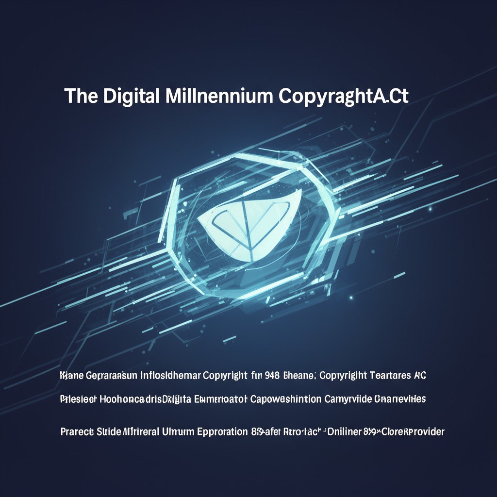 AI-generated illustration of Digital Millennium Copyright Act