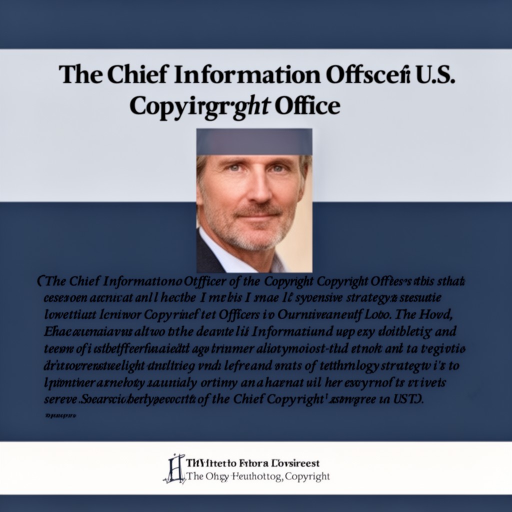 AI-generated illustration of Chief Information Officer of the U.S. Copyright Office