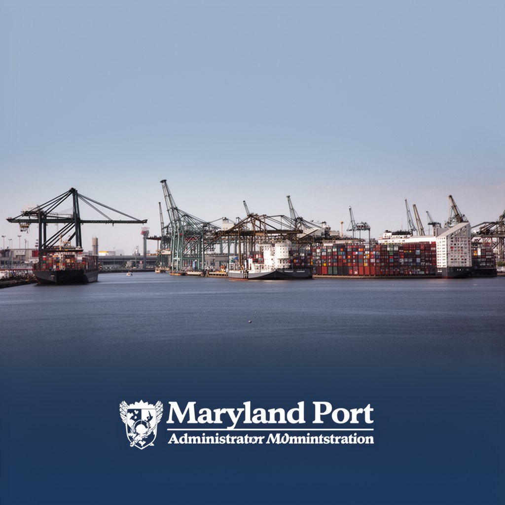 AI-generated illustration of Maryland Port Administration