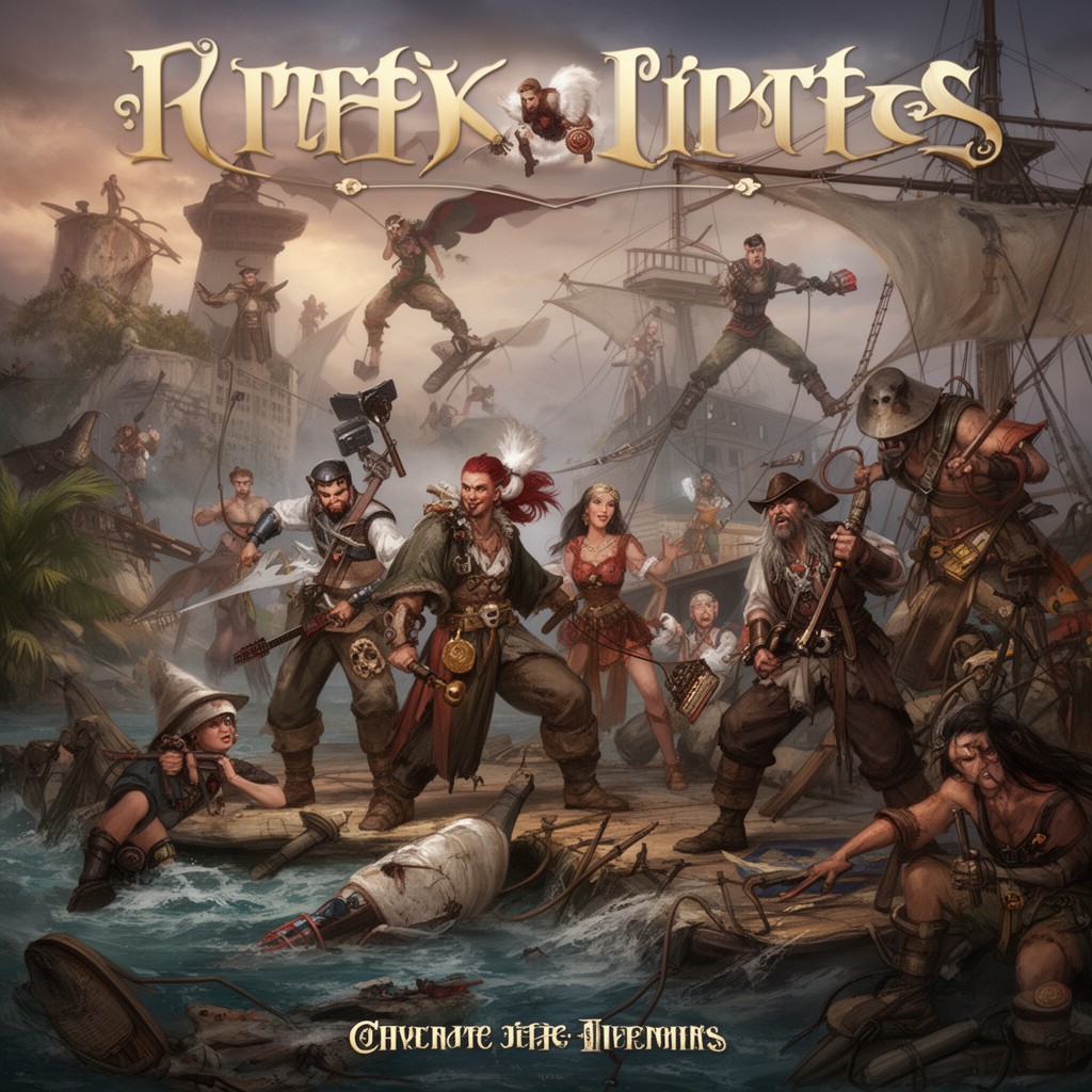 AI-generated illustration of Pirates